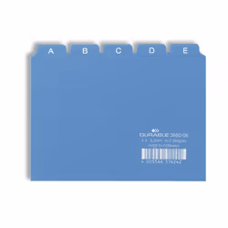 Durable 3660/06, Bleu, 148 mm, 105 mm, 25 pièce(s)