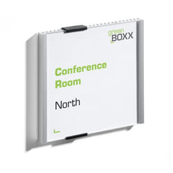 Durable INFO SIGN Support de panneau 15 x 15cm Acrylique, Aluminium Argent