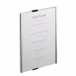 Durable Info Sign, Acrylique, Aluminium, Argent, 210 mm, 297 mm
