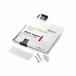 Durable 480023 support de panneau et stand d'information Acrylique, Aluminium Argent