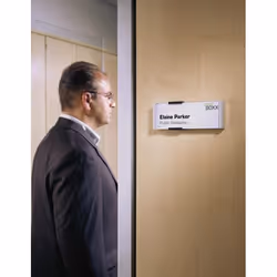 Durable 480023 support de panneau et stand d'information Acrylique, Aluminium Argent - Vue supplémentaire 4