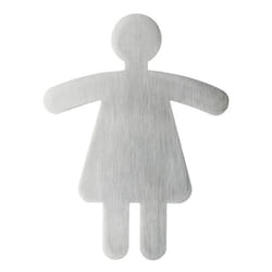 Durable Women's WC Symbol Argent