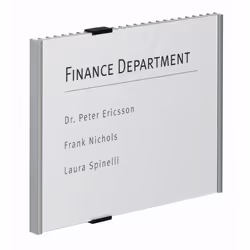 Durable Info Sign, Acrylique, Aluminium, Argent, 297 mm, 210 mm