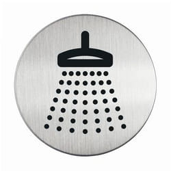 Durable PICTO - Douche Argent