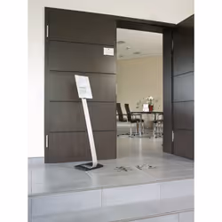 Durable INFO SIGN Stand d'information A4 Acrylique, Aluminium Argent - Vue supplémentaire 10