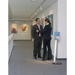 Durable INFO SIGN Stand d'information A4 Acrylique, Aluminium Argent - Vue supplémentaire 6