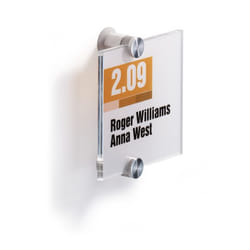 Durable 482019 support de panneau et stand d'information Transparent