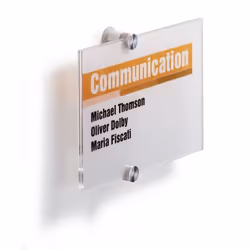 Durable Crystal Sign, A5, Transparent, 210 mm, 148 mm