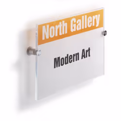 Durable Crystal Sign A4 Transparent