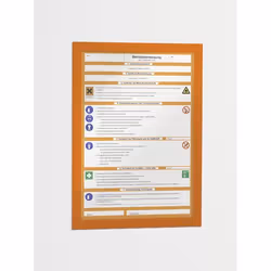 Durable DURAFRAME A4 cadre magnétique Orange