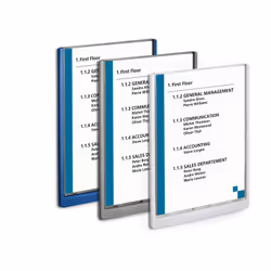 Durable 486707 support de panneau et stand d'information A4 Plastique Bleu - Vue supplémentaire 4