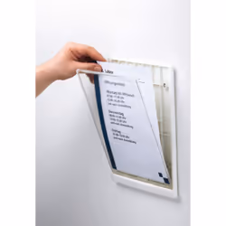 Durable 486707 support de panneau et stand d'information A4 Plastique Bleu - Vue supplémentaire 5