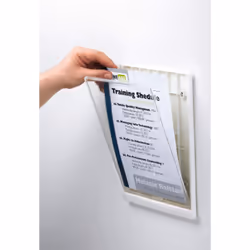 Durable 486707 support de panneau et stand d'information A4 Plastique Bleu - Vue supplémentaire 6