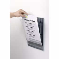Durable 486737 support de panneau et stand d'information A4 Plastique Graphite - Vue supplémentaire 9