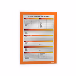 Durable DURAFRAME cadre magnétique A4 Orange