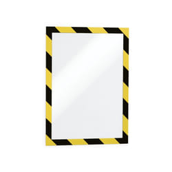 Durable Duraframe Security A4 cadre magnétique Noir, Jaune