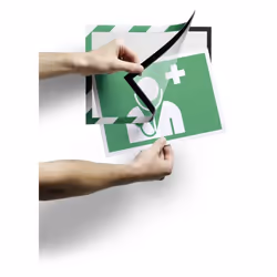 Durable DURAFRAME cadre magnétique A4 Vert, Blanc