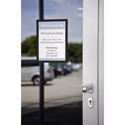 Durable DURAFRAME cadre magnétique A4 Blanc - Vue supplémentaire 4