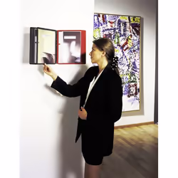 Durable 5631-00 porte-documents pivotant mural Mur Portrait A4