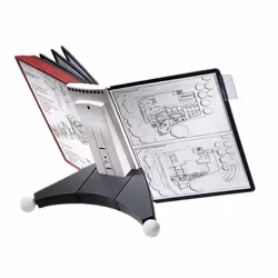Durable SHERPA table 10, Bureau, Portrait, A4, Noir, Gris, Rouge, Polyamide, Noir, Gris