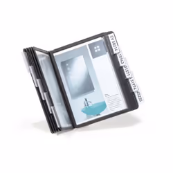 Durable 550601, Bureau, Portrait, A5, Noir, Métal, Noir