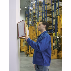 Durable VARIO porte-documents pivotant mural Mur Portrait A4