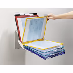 Durable Vario Pro 10 porte-documents pivotant mural Sur bureau/mural Paysage/portrait A4