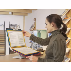 Durable Vario Pro 10 porte-documents pivotant mural Sur bureau/mural Paysage/portrait A4 - Vue supplémentaire 7