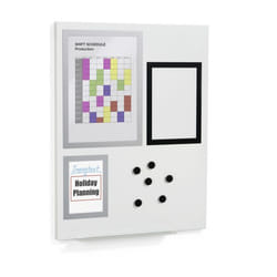 Durable Duraframe tableau magnétique & accessoires Métal 600 x 450 mm Gris
