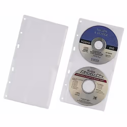 Durable 5203-19, Housse, 2 disques, Transparent, Polypropylène (PP), 120 mm, 156 mm