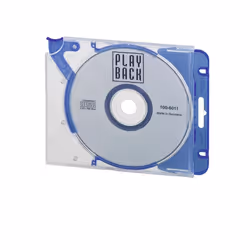 Durable 526906, Boîtier DVD, 1 disques, Bleu, Transparent, 5 pièce(s)