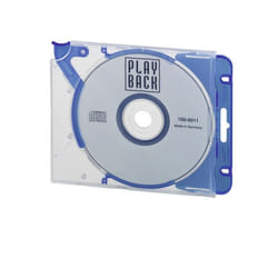 Durable 526906 étui disque optique Boîtier DVD 1 disques Bleu, Transparent