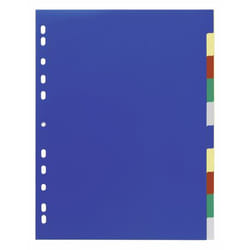 Durable 6747-27 Onglet avec index numérique Polypropylène (PP) Bleu