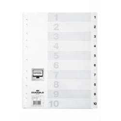 Durable 616202 intercalaire Blanc