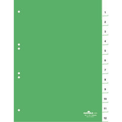 Durable Répertoires Avec Insertions Pré-insérées, Imprimées 1-12