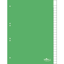 Durable 6224 Onglet avec index vierge Vert
