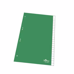 Durable 6224 Onglet avec index vierge Vert
