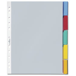 Durable 6630 Onglet avec index vierge Transparent