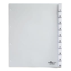 Durable 6831-19 Onglet avec index vierge Transparent