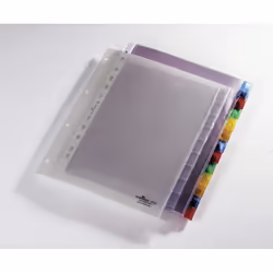 Durable 6831-19 Onglet avec index vierge Transparent