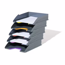 Durable VARICOLOR Plastique Anthracite, Multicolore