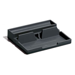 Durable Varicolor module de classement de bureau Plastique, Caoutchouc Charbon de bois