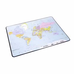 Durable Sous-main avec mappemonde