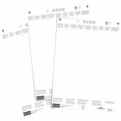 Feuilles avec étiquettes enfichables (l x h) 210 mm x 74 mm 60 pc(s)