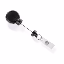 Durable 834901, Porte-badge avec enrouleur, Noir, 1 pièce(s), Plastique, 35 mm, 65 mm