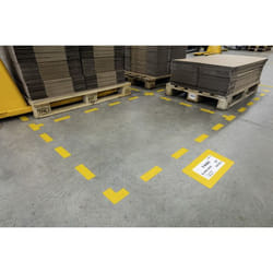 Durable 180704 lettre et chiffre autocollants Jaune