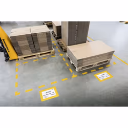 Durable 180804 lettre et chiffre autocollants Jaune - Vue supplémentaire 2
