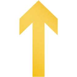 Durable 104804 pictogramme adhésif Jaune