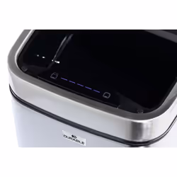 Durable NO TOUCH 6L Rectangulaire Acier inoxydable Argent, Noir - Vue supplémentaire 5