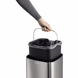 Durable TOUCH 21L Rectangulaire Acier inoxydable Noir, Argent - Vue supplémentaire 5